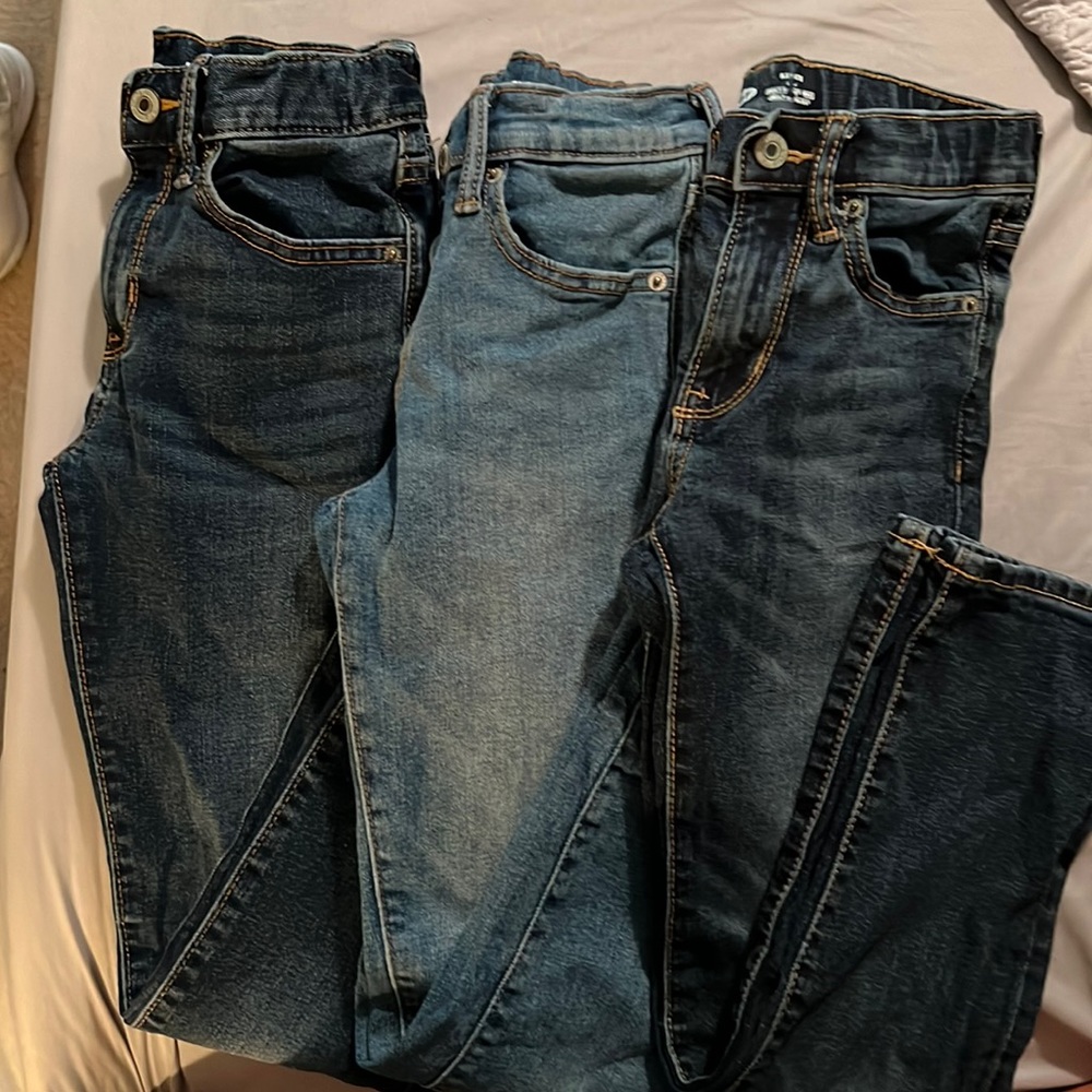 Boys old navy jeans all size 8s